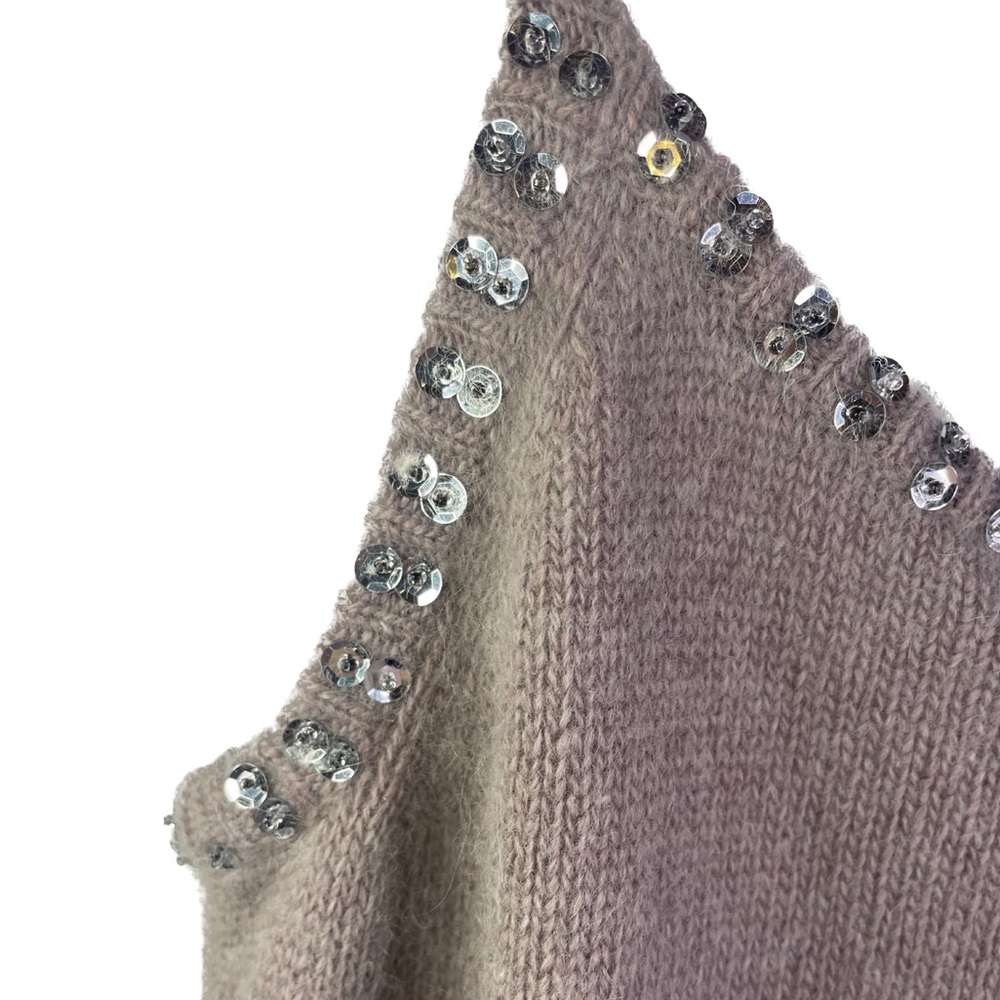 BY ECI Wool Rhinestone Sleeveless Cami Tank Top - Picture 3 of 6